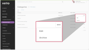 Educator account in Xello in the Advisement notes category section. Next to a custom category, the three-dot menu is open. The options are Edit and Archive.